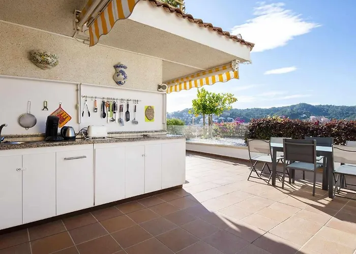 Terrassa 1 - Gran Terraza, Vistas Y Parking 公寓 滨海托萨